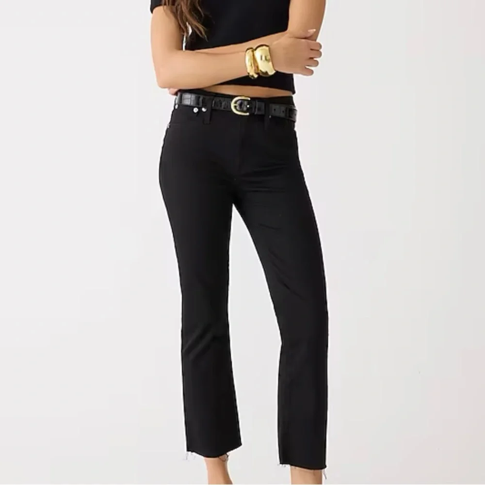 J. Crew Black Ankle-Cropped Jeans